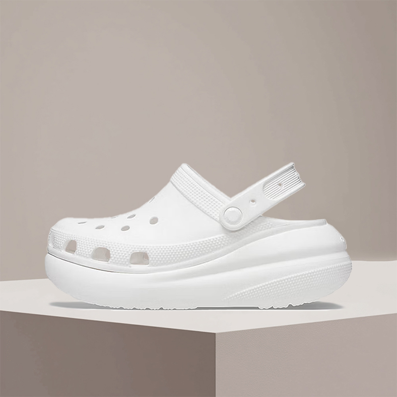 Croc Style Clog - Crocs Classic Crush Clog, coloris blanc,