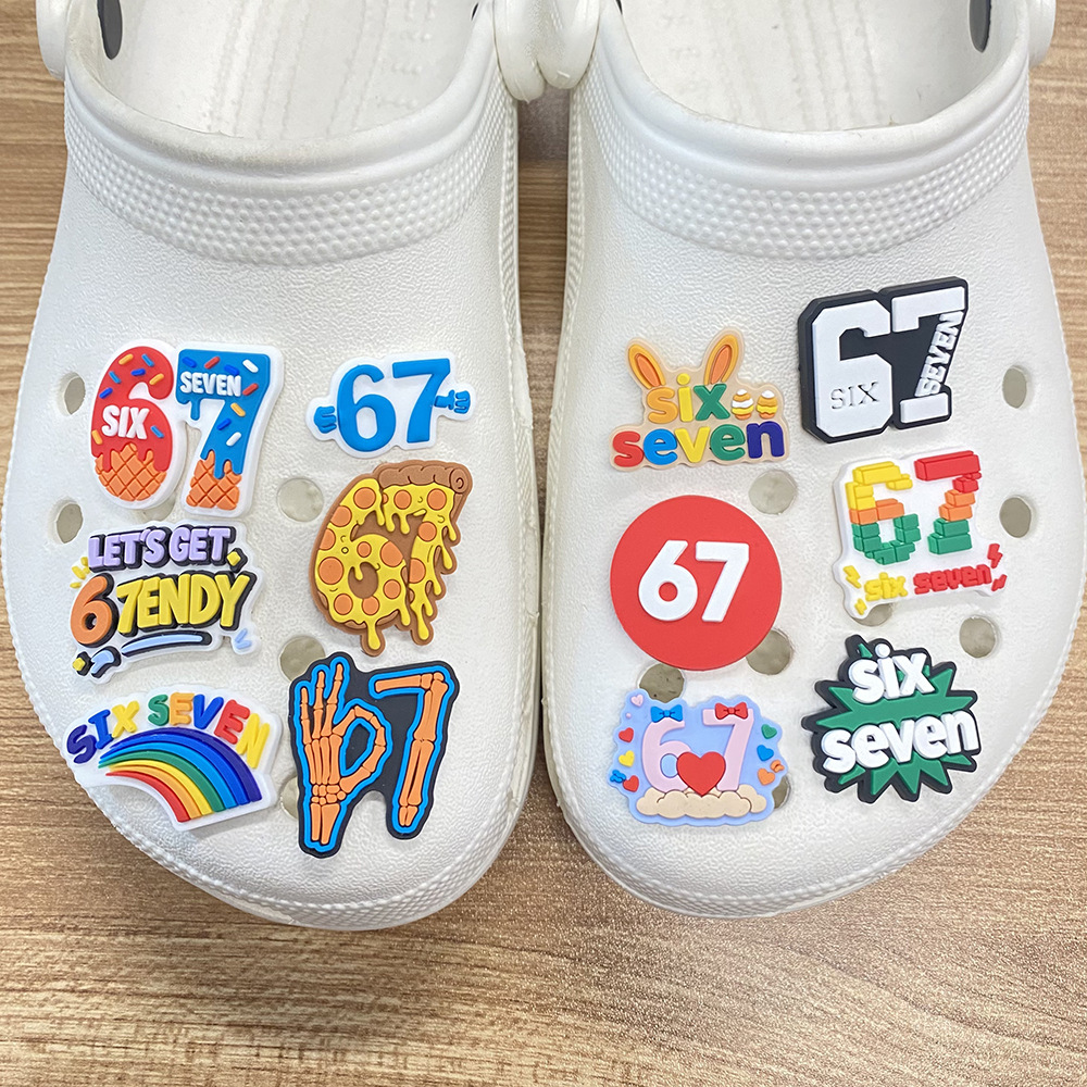 12 Breloques de chaussures num - Croc Style Clog avis et prix