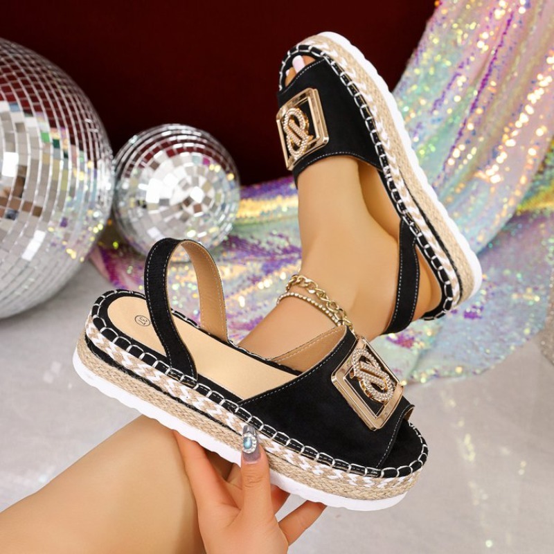 Nouvelles sandales espadrilles - Espadrille Wedge Shoes avis et prix