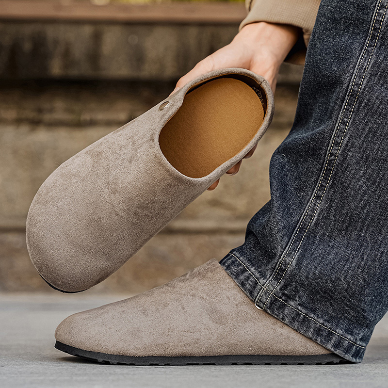 Chaussons en daim pour hommes, - Women'S Shoes With Arch Support avis et prix