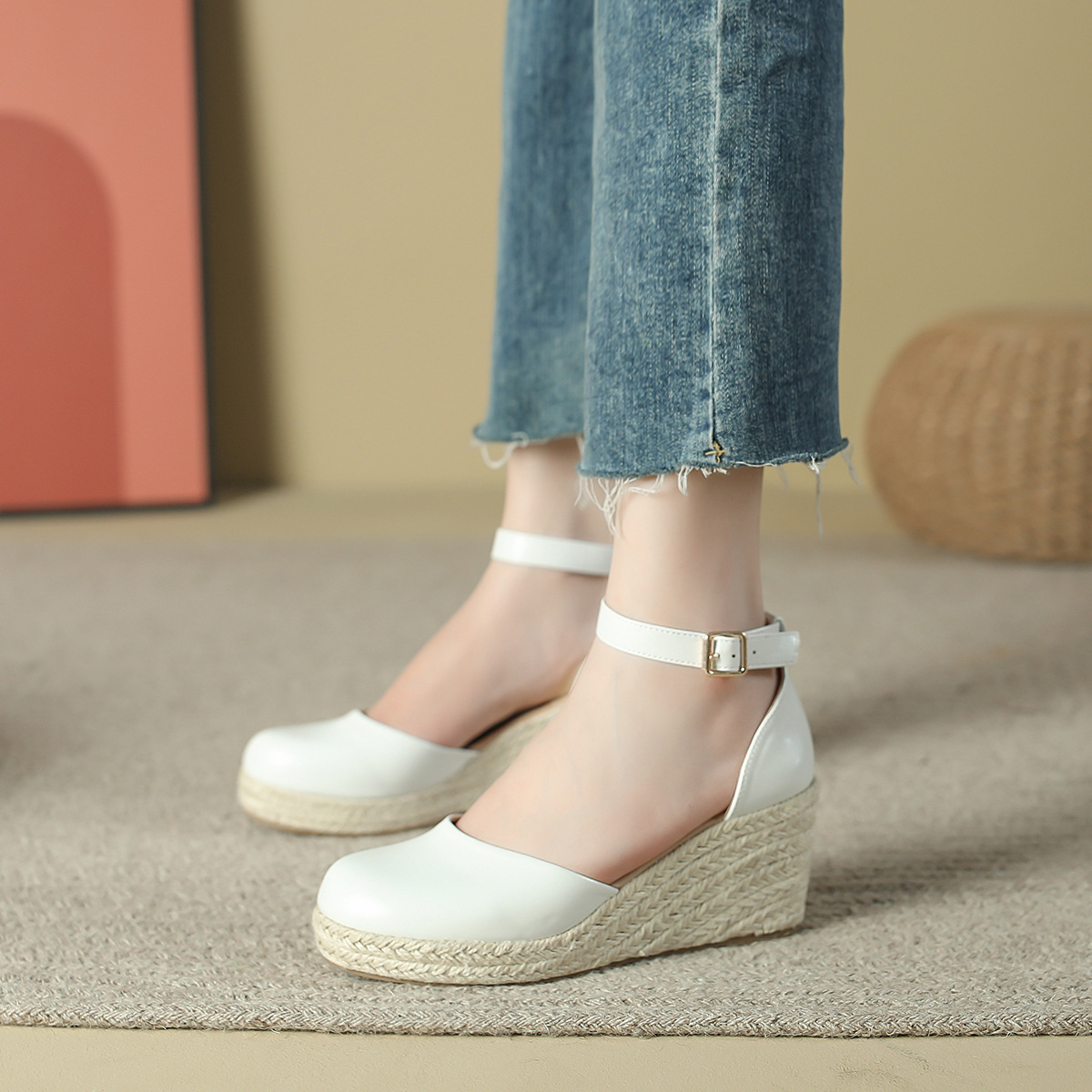 Sandales compensées espadrille - Espadrille Wedge Shoes avis et prix