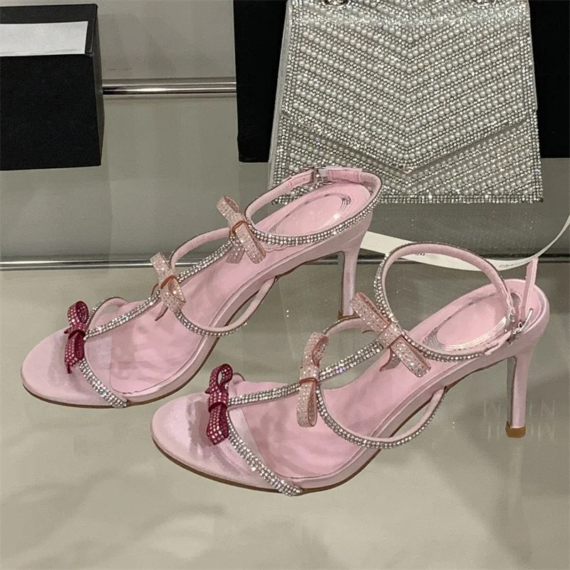 Aneikeh été Sexy papillon-noeu - Women'S Shoes Peep Toe avis et prix