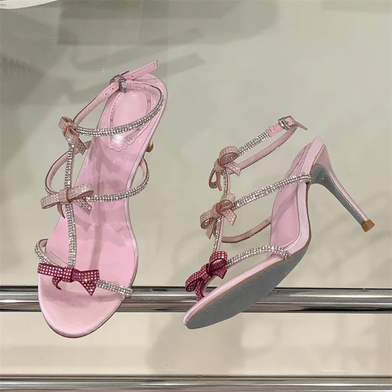 Aneikeh été Sexy papillon-noeu - Women'S Shoes Peep Toe avis et prix