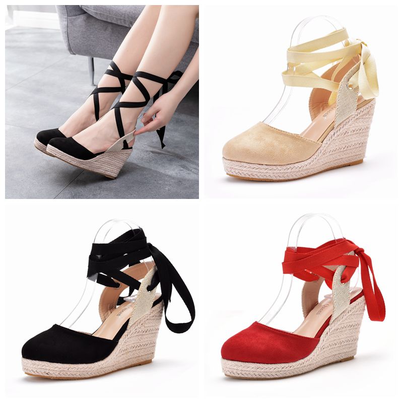 Sandales compensées à platefor - Espadrille Wedge Shoes avis et prix